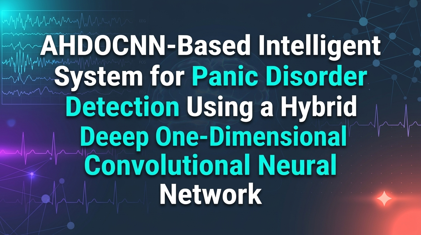 AHDODCNN-Based Intelligent System for Panic Disorder Detection Using  A Hybrid Deep One-Dimensional Convolutional Neural Network
